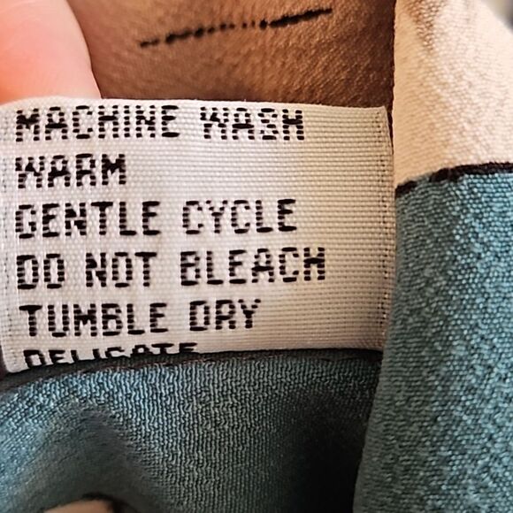 Alfred Dunner Button Down Top Vintage Patterned Collar Business Casual Size 14P - Picture 11 of 11